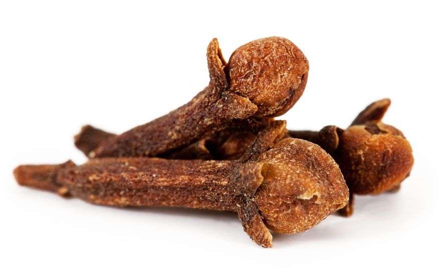 3 orange-brown Cloves