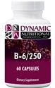 Naturally Botanicals | Dynamic Nutritional Associates (DNA Labs) | B-6 / 250 Sustained Release  | Vitamin B6 Supplement