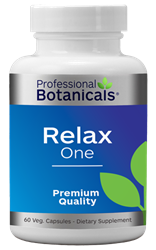 Naturally Botanicals | Professional Botanicals | Relax One (formerly know as RelaxAll) | Relaxation Support Supplement
