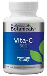 Naturally Botanicals | Professional Botanicals | Vita C 500 Complex | Vitamin C and Bioflavonoid Supplement