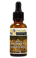 Naturally Botanicals | by Dynamic Nutritional Associates (DNA Labs) | A-24 Pollen Mix #1 Homeopathic