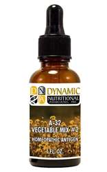 Naturally Botanicals | by Dynamic Nutritional Associates (DNA Labs) | A-32 Vegetable Mix #2 Homeopathic