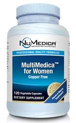 Naturally Botanicals | NuMedica Nutraceuticals | MultiMedica for Women - 120c | Women's Multivitamin Supplement