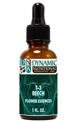 Naturally Botanicals | by Dynamic Nutritional Associates (DNA Labs) |T-3 BEECH 6x, 8x, 30x Flower Essences Homeopathic Formula