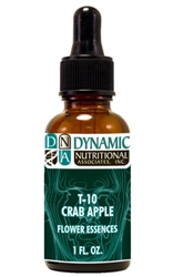 Naturally Botanicals | by Dynamic Nutritional Associates (DNA Labs) | T-10 CRAB APPLE 6x, 8x, 30x Flower Essences Homeopathic Formula