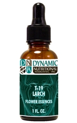 Naturally Botanicals | by Dynamic Nutritional Associates (DNA Labs) | T-19 LARCH 6x, 8x, 30x Flower Essences Homeopathic Formula