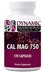 Naturally Botanicals | Dynamic Nutritional Associates (DNA Labs) | Cal Mag 750| Calcium Complex Formula Supplement