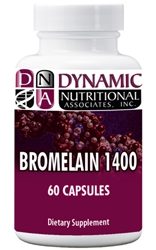 Naturally Botanicals | Dynamic Nutritional Associates (DNA Labs) | Bromelain 1400 | Pineapple Proteolytic Enzyme Supplement