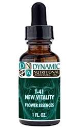 Naturally Botanicals | by Dynamic Nutritional Associates (DNA Labs) | T-41 NEW VITALITY Flower Essences Homeopathic Formula