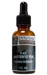 Naturally Botanicals | by Dynamic Nutritional Associates (DNA Labs) | T-42 Butterfly Pea Flower Essences Homeopathic Formula