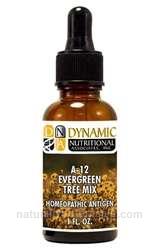 Naturally Botanicals | by Dynamic Nutritional Associates (DNA Labs) | A-12 Evergreen Tree Mix Homeopathic