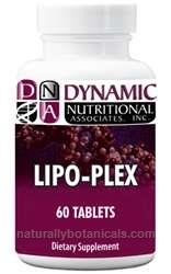 Naturally Botanicals | Dynamic Nutritional Associates (DNA Labs) | Lipo Plex | Gallbladder and Liver Support Supplement