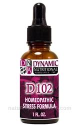 Naturally Botanicals | by Dynamic Nutritional Associates (DNA Labs) | D-102  Stress Formula | West German Homeopathic Formula
